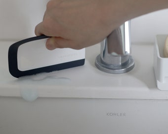 All Purpose Handy Curved Squeegee 2PCS for bath, kitchen sink and more surfaces