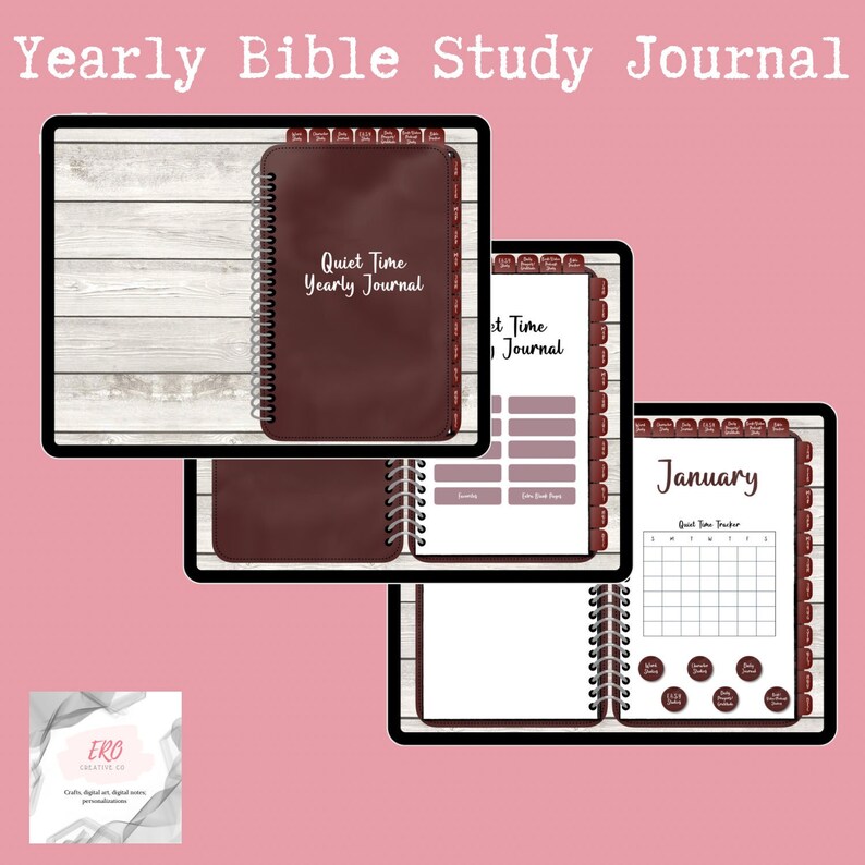 Yearly Quiet Time Journal - Etsy