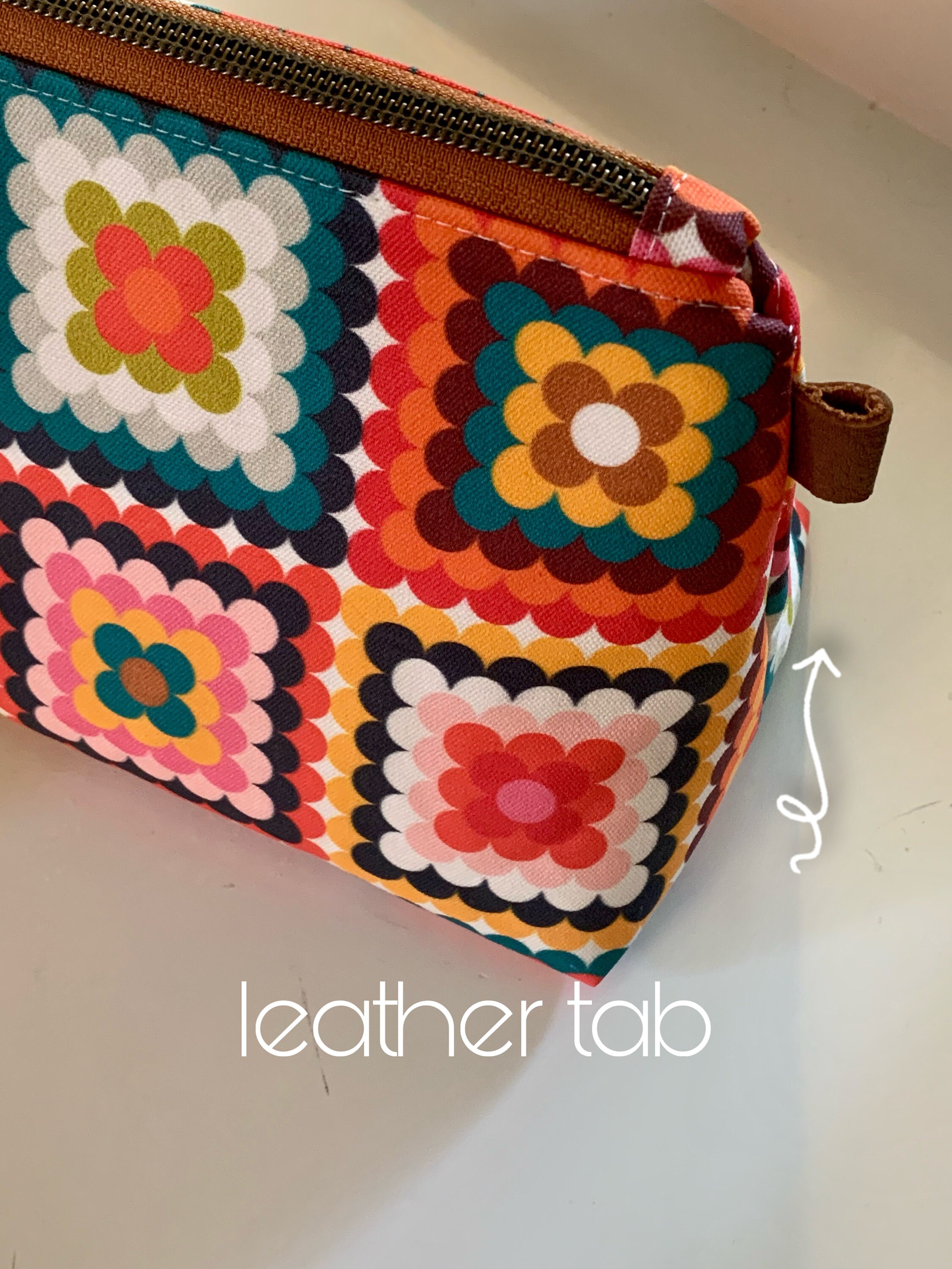 XL Zipper Bag With Detachable Linen Wristlet Project Bag Etsy