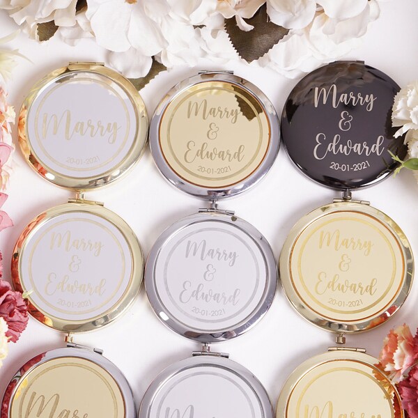 Compact Mirror Favor Etsy