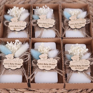 Handmade Baby Shower Scented Soap Favors, Wedding Favors for Guests in Bulk, Rustic Wedding Favors, Bridal Shower Soaps, Unique Soap Favors