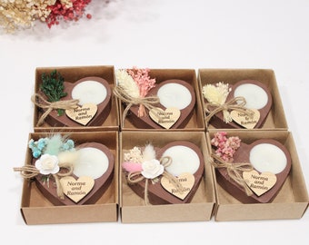 Wedding Party Favors for Guests in bulk | Wedding Bulk Favors | Rustic Wedding Favors | Unique Favors | Tealight Holders | Thank You Favors