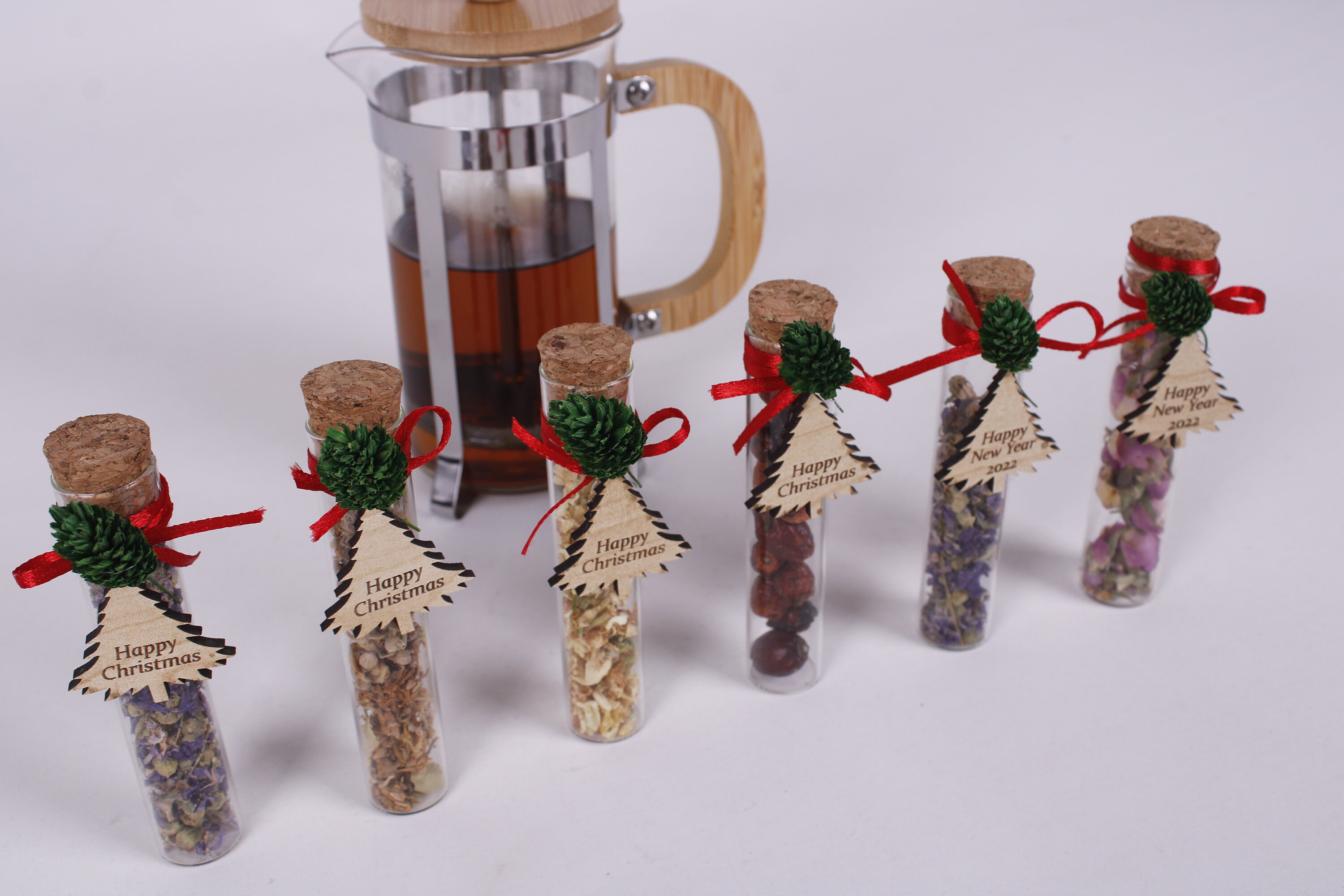 Christmas Tea Favors for Guests Bulk Gifts Happy Holiday - Etsy Australia