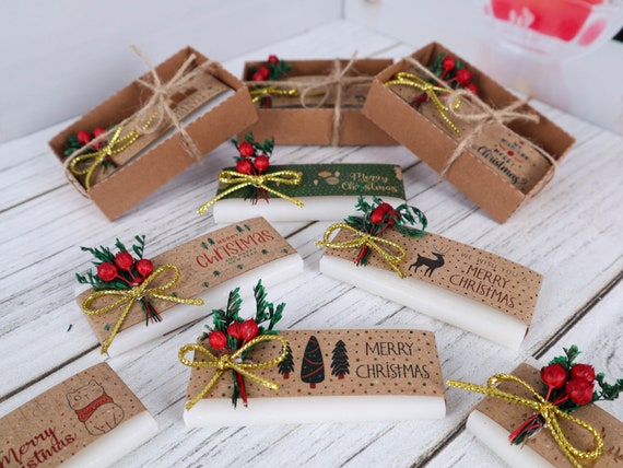 Christmas Scent Soap Favors Personalized Christmas Gifts Custom