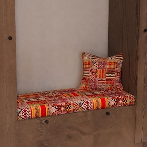 floor pouf ottoman, futon cushion, bench cushion, yoga cushion, floor pad, sitting pouf, reading cushion, nook cushion, PP 883
