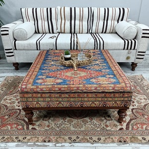 Coffee Table Ottoman Storage Table Upholstered Bench Side Table Lift Top Table Storage Bench Entry Table Lounge Table CT 63 Etsy