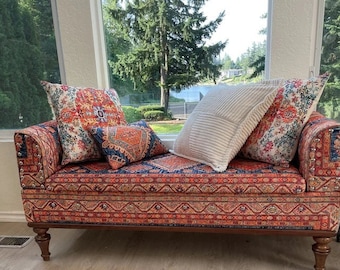 Upholstered Loveseat, Storage Ottoman, Window Seat, Armed Bench, Lounge Bench, Storage Couch, Bedroom Bench, Entry Chair, ST 18x51 63