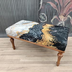Piano Bench, Ottoman Bench, Upholstered Bench, Handmade Furniture, Footstool Bench, Modern Bench, Farmhouse Decor, BENCH 871