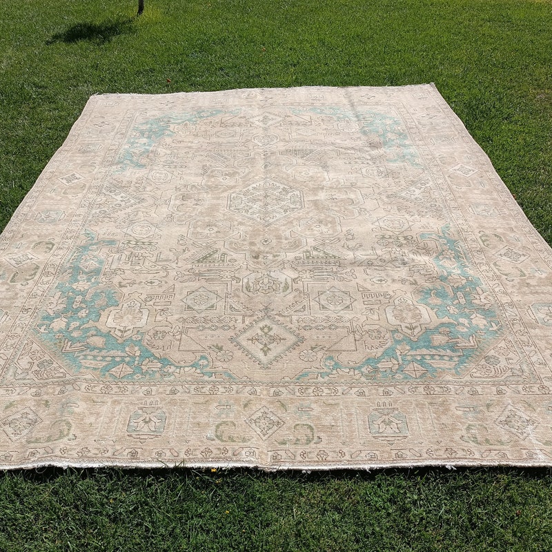 Distressed Rug - Etsy