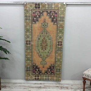 pastel rug, rug for gift, authentic rug, family room rug, vintage rug, fireplace rug, turkish rug, eco friendly rug, 3.2x6.4 ft, VT 5441