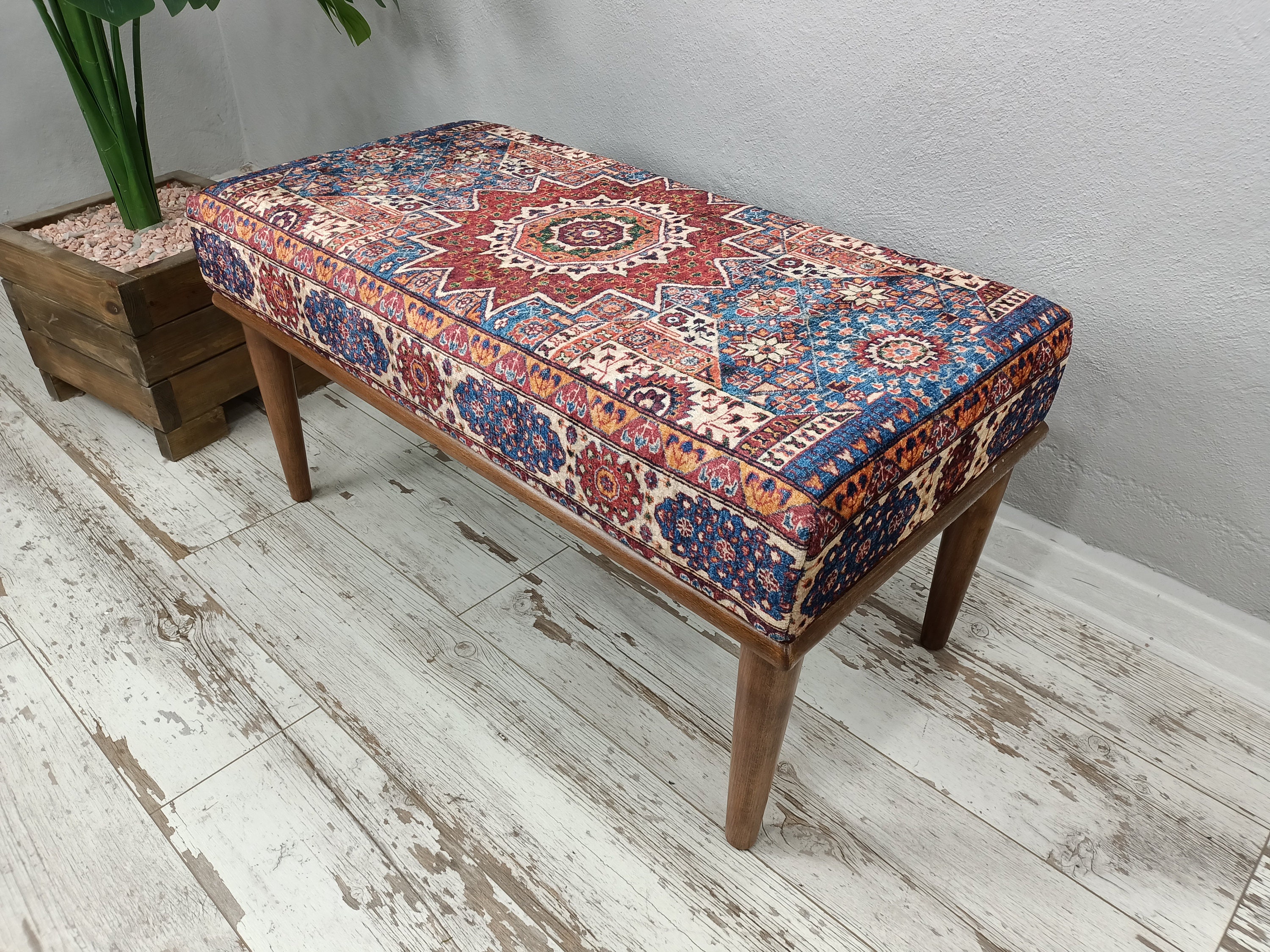 Entry bench, Footstool bench, Vanity bench, Cushioned bench, Dining table bench, Meditation seat, Piano bench, Hallway organizer, BENCH 1021