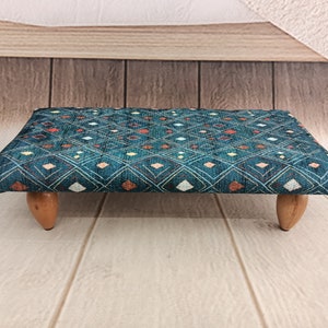 Bedroom furniture, Footstool ottoman, Saddle stool, Comfort stool, Low footrest, Bed step stool, Under desk stool, Office gifts, 68