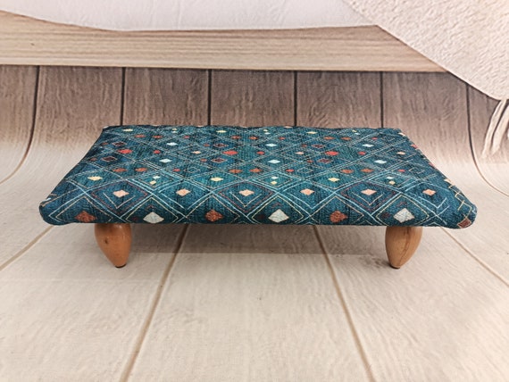 Bedroom furniture, Footstool ottoman, Saddle stool, Comfort stool, Low footrest, Bed step stool, Under desk stool, Office gifts, 68