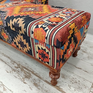 Upholstered chaise lounge, Living room sofa, Aztec chair, Lounging chair, Saloon sofa, Bench with back, Storage bed, Ottoman bench, SOFA 00