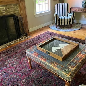 Wood Work Coffee Table, Handmade Furniture, Living Room Table, Dining Table, Home Decor, Ottoman Bench, Salon Table, 36x36&#39;&#39;
