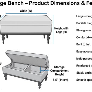 Multifunctional Table, Handmade Upholstered Storage, Foldable Table, Laptop Desk, Altar Table, Low Table, Storage Coffee Table, CT 160