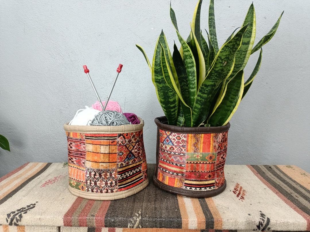 Plant Pot Cover, Plant Pot Box, Planter Basket, Baskets for Shelves