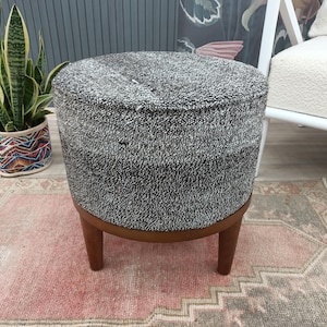 Designer home decor, Decorative pouf, Floor seating, Handmade furniture, Window seat pouf, Kitchen decor pouf, Make-up stool, FS 1226