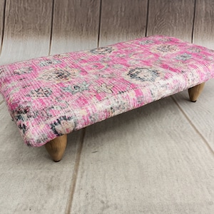 Upholstered footstool, Stepping stool, Low stool, Lightweight stool, Stylish stool, Stool for armchair, Under desk stool, Padded riser, BS66