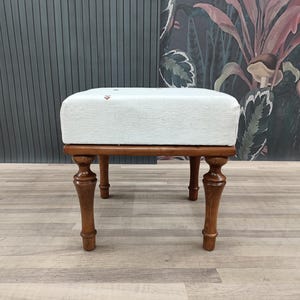 Handmade Furniture, Dressing Table Bench, Footstool Bench, Coffee Stool, Porch Chair, Kilim Rug Bench, Floor Chair, Boho Bench, VT 994 18x18