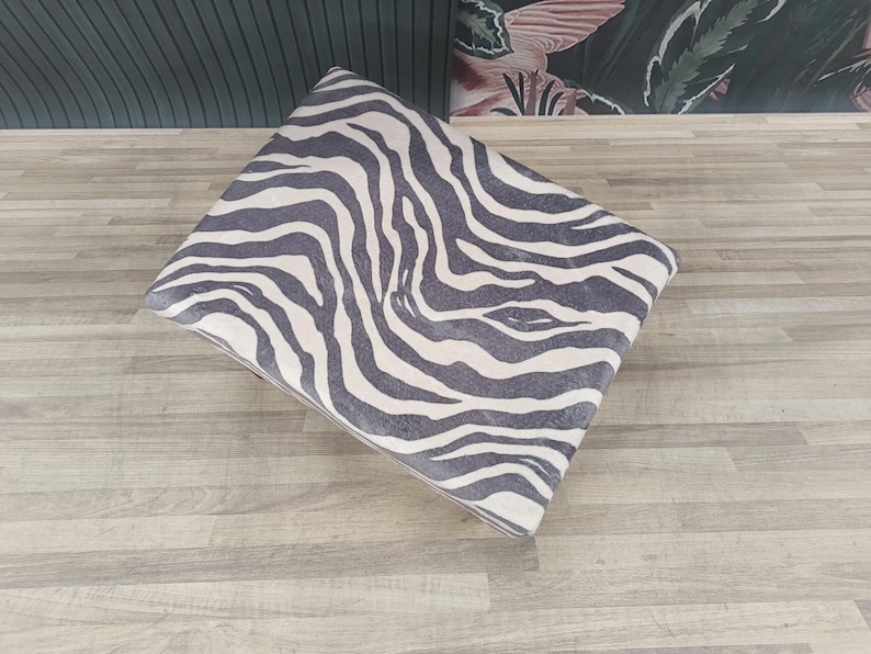 Hallway shoe bench, Zebra ottoman bench, Wood work bench, Cool saloon seat, Artistic furniture, Make up chair, Unique piano stool, BENCH ZEO