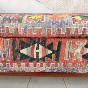 Armed Ottoman Bench, Living Room Bench, Upholsterd Sofa Couch, Handmade Furniture, Hallway Bench, Storage Bench, Yoga Seat, ST 18x51 881 image 10