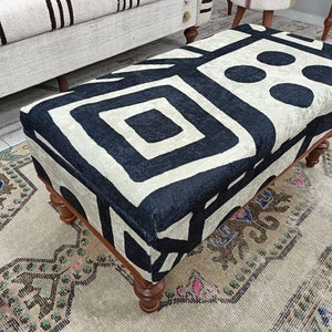 Storage Ottoman, Funky Chair, Hallway Bench, Shoe Bench, Window Seat, Organizer storage, Upholstered Footstool, Minimalist Furniture ST- 874