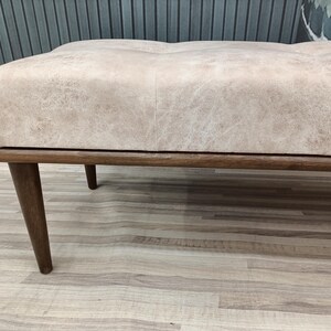 Button tufted bench, End of bed bench, Ottoman bench, Chesterfield bench, Coffee table bench, Piano bench, Purse bench, KM-2 Chester