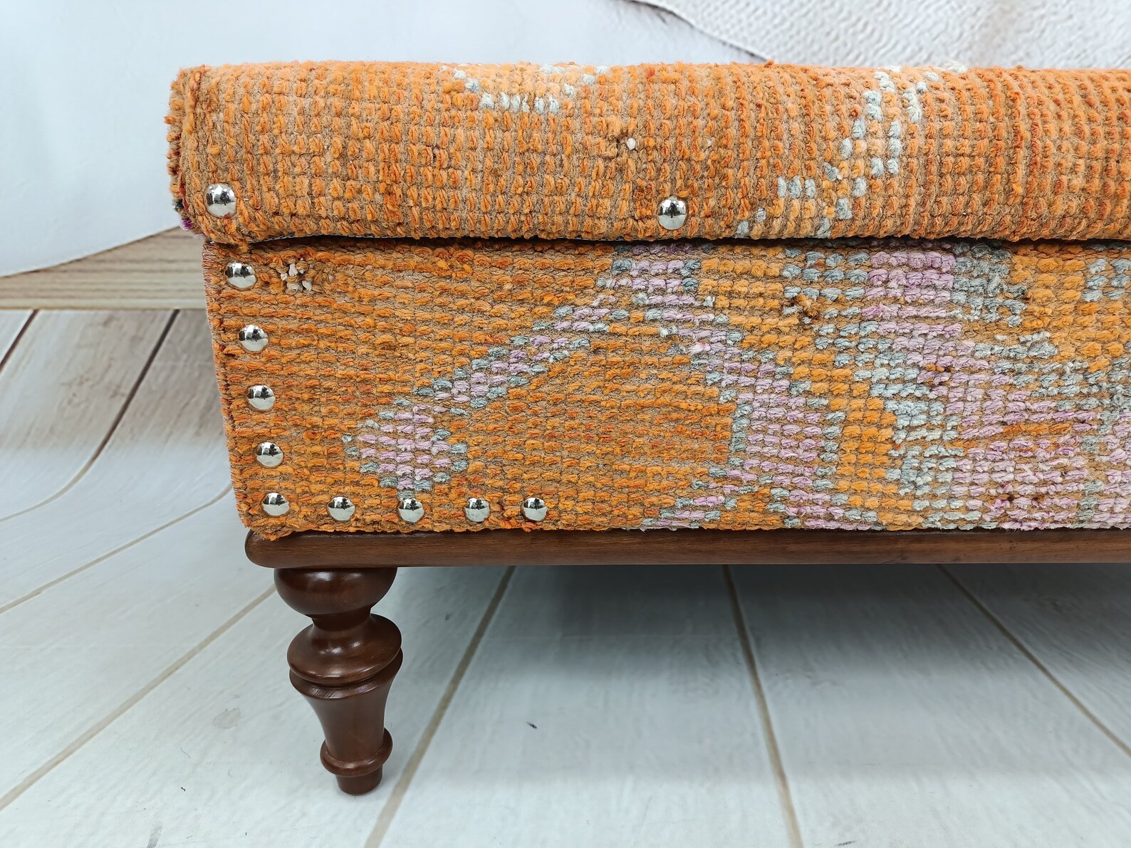 Storage Bench Ottoman Bench Wood Work Bench Coffee Table Etsy