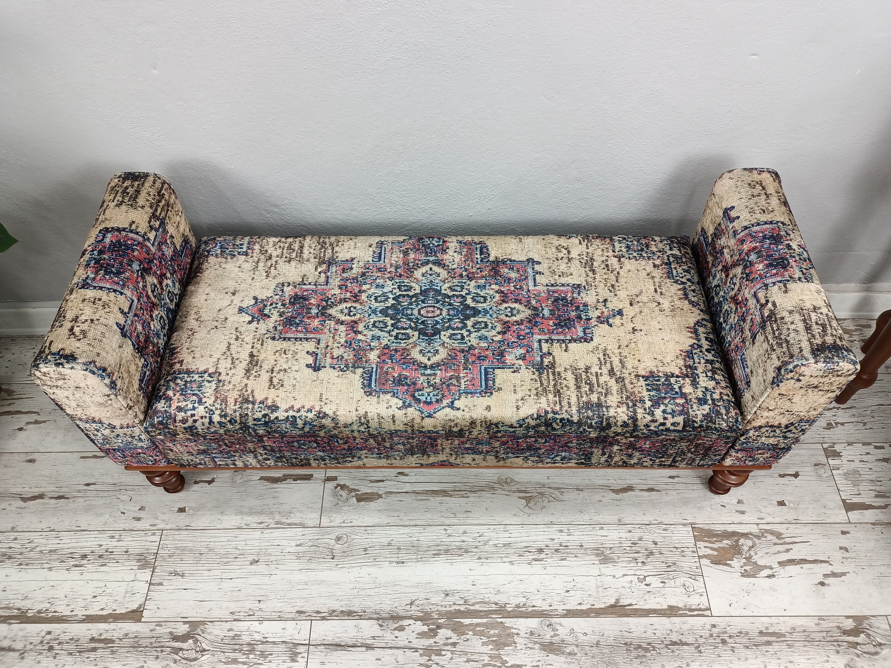 Bench With Arms Make up Bench Storage Bench Bedroom Stool Etsy