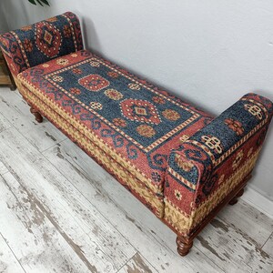 King bed bench, Storage sofa couch, Sleeper sofa, Sofa bench, Daybed with storage, Upholstered sofa couch, Bedroom furniture, MTL 18x51 162 image 9