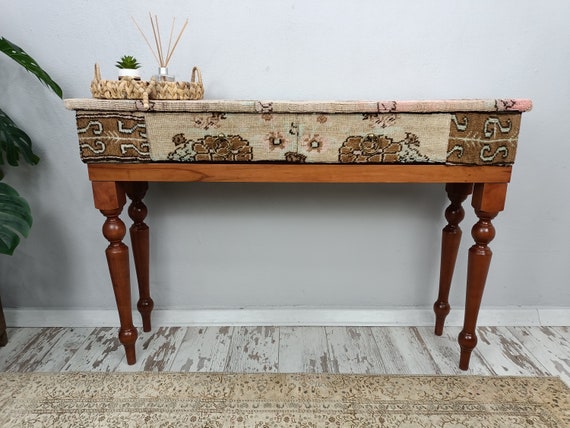 Narrow Entry Table, Handmade Furniture, Hallway Dresser, Table With Drawer, Thin Table, Vintage Couch Bar, Storage Organizer, DRS 09