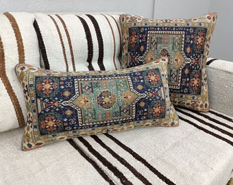 boho pillow, bench cushion, mini pillow cover, rug cushion, throw pillow, euro sham, lumbar pillow, 12x24 pillow, couch pillow, PT 160