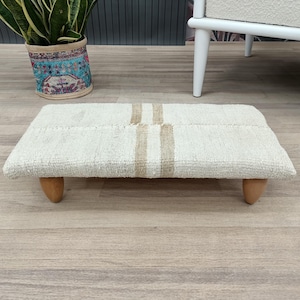 Handmade stool, Step stool, Footstool, Ottoman footrest stool, Wooden stool, Bench stool, Entrway stool, Kitchen decor stool, BSV 118