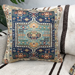 boho pillow, bench cushion, mini pillow cover, rug cushion, throw pillow, euro sham, lumbar pillow, 12x24 pillow, couch pillow, PT 160 image 3