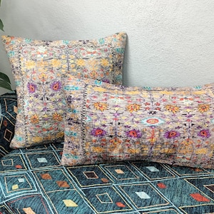 oriental pillow, euro sham cover, rug pillow cover, sofa pillow, lumbar pillow cover, boho pillow, decorative pillow, floor cushion