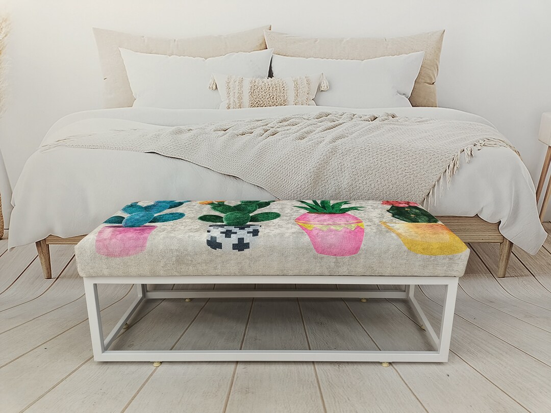 Bohemian Bench, Plant Bench, Footstool Bench, Hipster Bench, Bedroom ...
