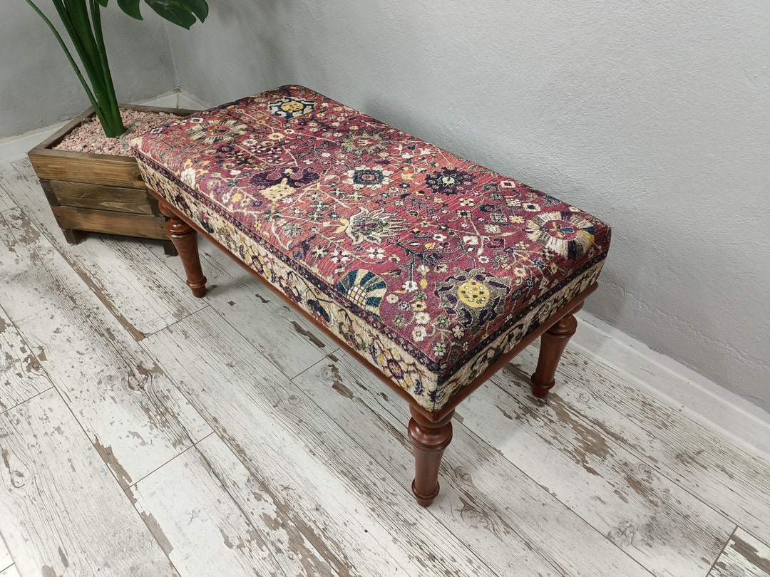Bohemian Bench, Ottoman Bench, Footstool Bench, Bedroom Bench, Piano ...
