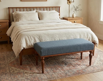 Covered bench, Piano bench, Entryway bench, Mudroom bench, Accent bench, End of bed bench, Durable furniture, Footstool bench, BENCH KM-8