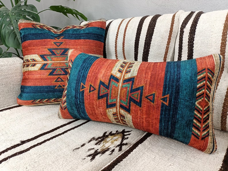 Home Decor Pillow Tribal Pillow Cover Bench Cushion Etsy