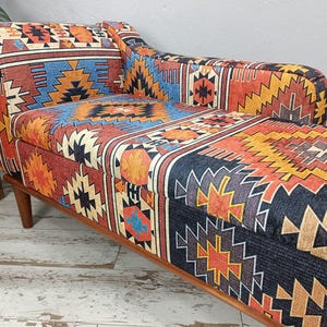 Upholstered chaise lounge, Living room sofa, Aztec chair, Lounging chair, Saloon sofa, Bench with back, Storage bed, Ottoman bench, SOFA 00