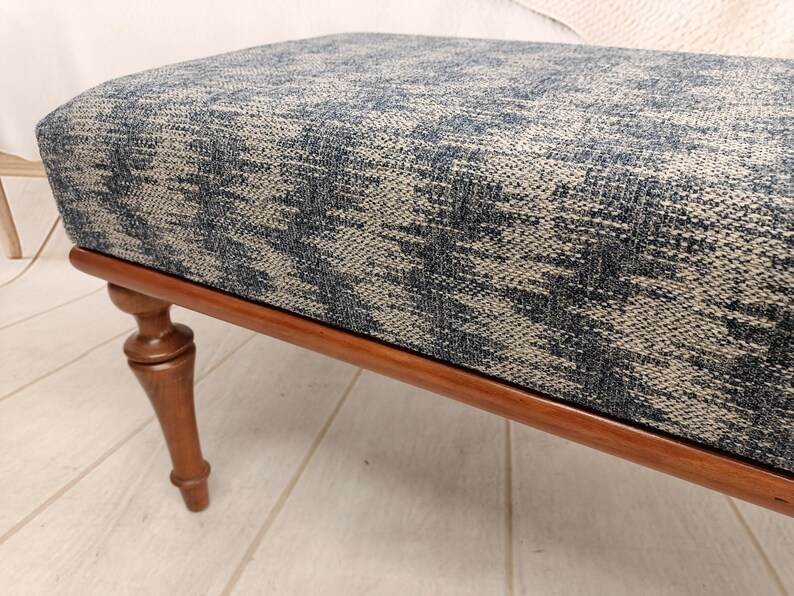 Entryway bench, Footstool bench, Lounge bench, Bed end bench, Dining bench, Bohemian bench, Frontdoor bench, Covered bench, BENCH KM-5 image 3