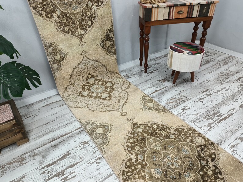 Hallway Runner Cottagecore Rugs Vintage Rug Oushak Runner Etsy