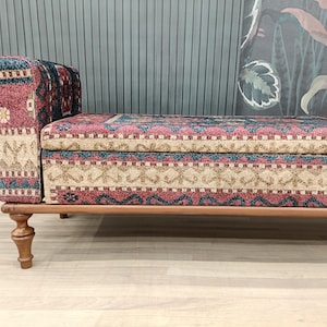 Ottoman Storage, Day Bed Sofa, End Of Bed Bench, Handmade Furniture, Dining Chair, Kitchen Chair, Lounge Stool, Farmhouse Bench, ST18x51 162