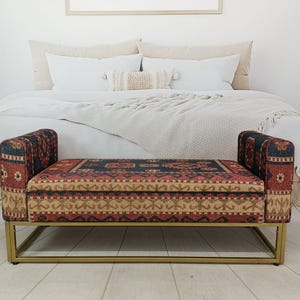 King bed bench, Storage sofa couch, Sleeper sofa, Sofa bench, Daybed with storage, Upholstered sofa couch, Bedroom furniture, MTL 18x51 162 image 11