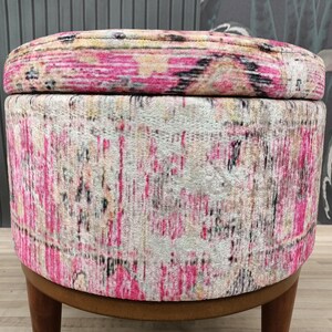 Storage space, Dressing table stool, Piano bench, Storage pouf, Ottoman bench, Sitting bench, Vanity stool, Make up stool, Footstool, FS66-2