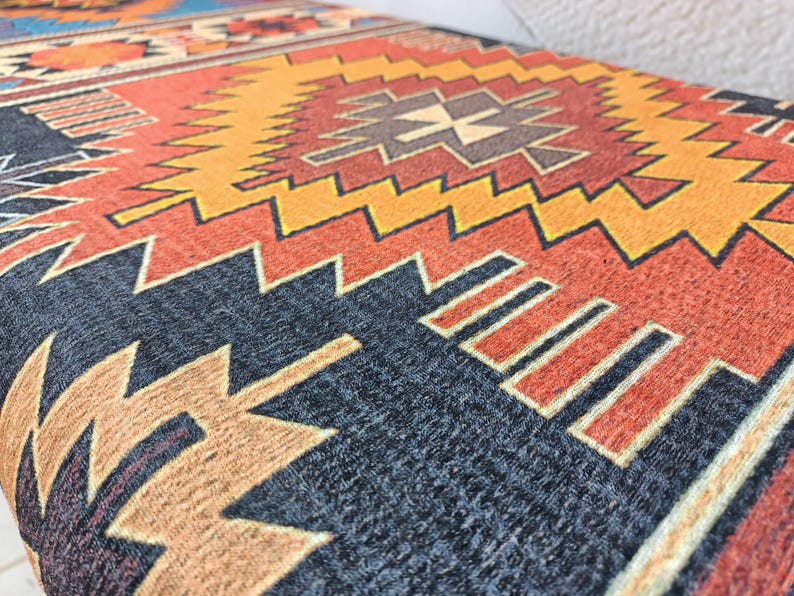 Storage Loveseat, Armed Ottoman Bench, Living Room Bench, Orange Sofa Couch, Aztec Bench, Upholstered Bench, Bed Benches, ST 18x51 00