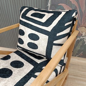 Comfortable relax rocking chair, Lounge chair relax, Padded chair, Upholstered chair, Garden chair, Outdoor chair, Boho chair, RC 874