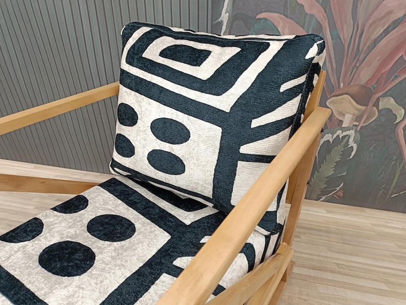 Comfortable relax rocking chair, Lounge chair relax, Padded chair, Upholstered chair, Garden chair, Outdoor chair, Boho chair, RC 874