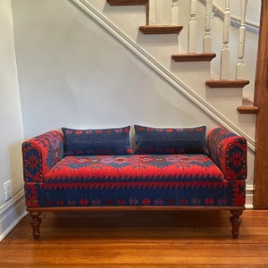 Bench with storage, Bedroom Sofa, Tufted Ottoman, Lift Top Pouffe, Luxury Kilim Bench, Storage Chest, Wooden Entry Chair, STORAGE 253